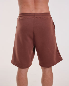 Shorts Oversized de Sweatshirt - Brown
