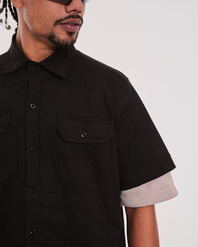 Camisa Oversized Work Shirt - Black
