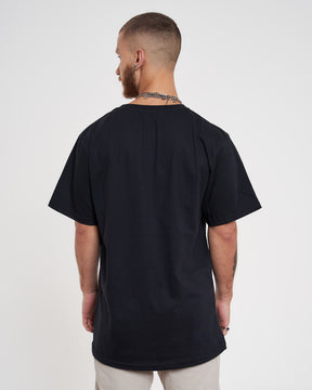 T-Shirt Regular Printed - Flag Fire Black