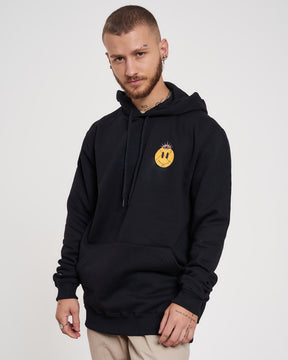 Sweatshirt Kangaroo Hooded - Feelings Black