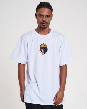 T-Shirt Regular Printed - Panther White