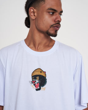 T-Shirt Regular Printed - Panther White