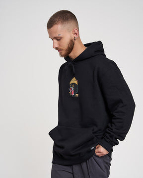 Sweatshirt Kangaroo Hooded - Panther Black