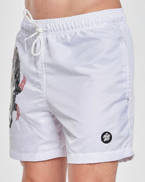 Shorts Water Wave - Jaguar White