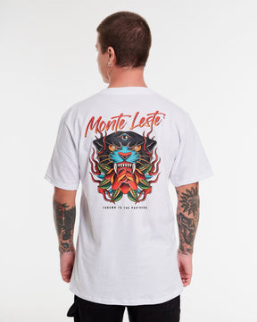 T-Shirt Regular Printed - Thrown White