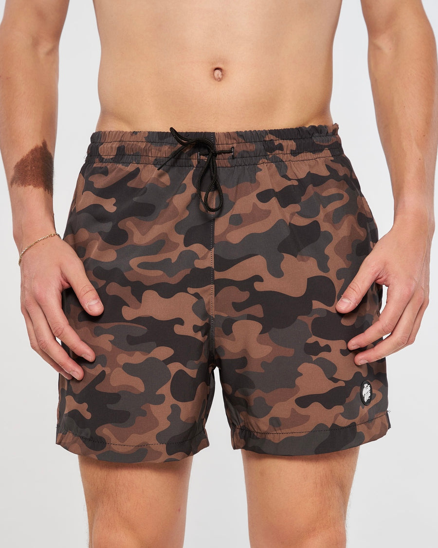 Shorts Water Elastic Printed - Camuflado