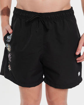 Shorts Water Wave - Hawaii Black