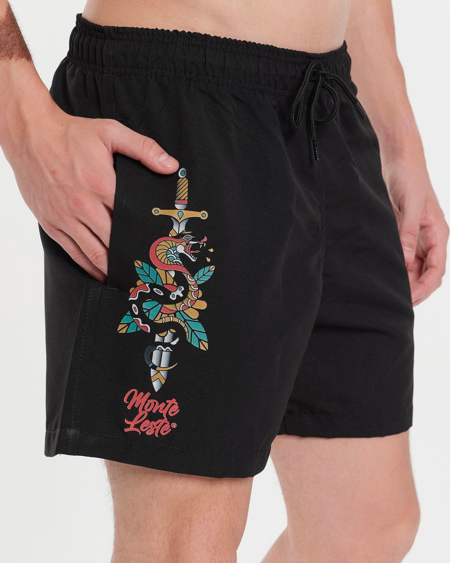 Shorts Water Wave - Blade Black