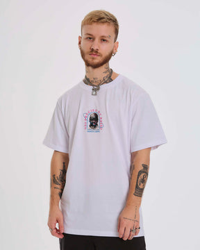 T-Shirt Regular Printed - Reason White