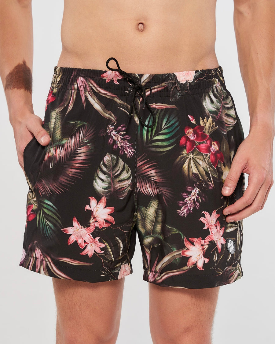 Shorts Water Elastic Printed - Floral