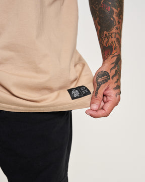T-Shirt Regular Printed - Lion Sand
