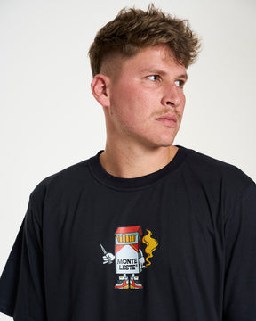 T-Shirt Regular Printed - Relax Black