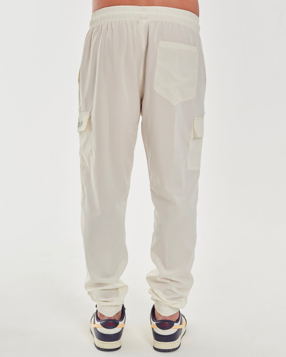 Elastic Cargo Pants - Off White