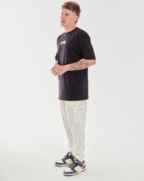 Elastic Cargo Pants - Off White