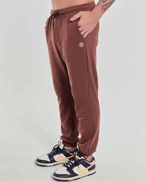 Pants de Sweatshirt Elastic - Brown