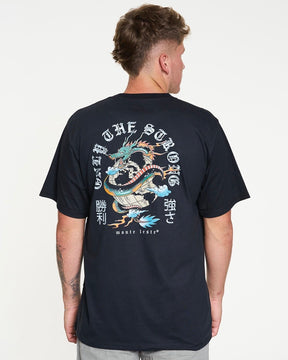 T-Shirt Regular Printed - Global Black