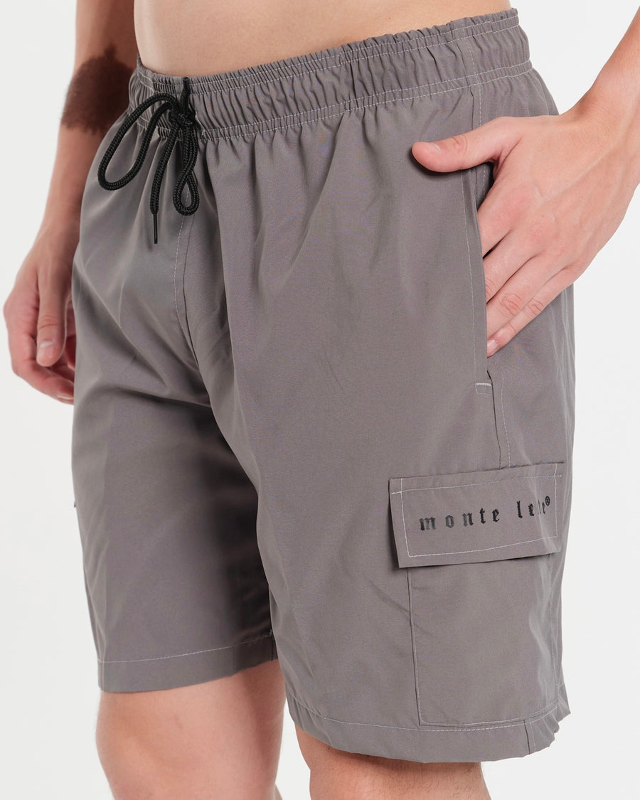 Shorts Cargo Elastic - Gray