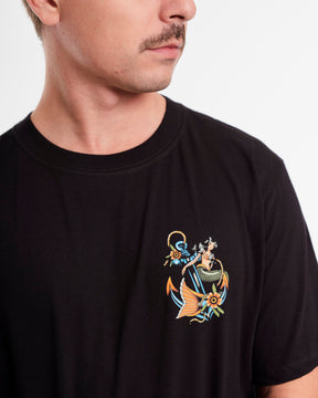 T-Shirt Regular Printed - Maid Black