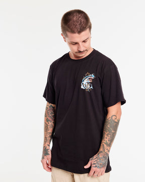 T-Shirt Regular Printed - Hunted Black
