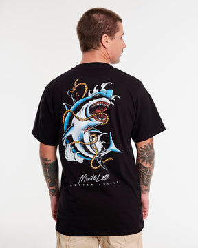 T-Shirt Regular Printed - Hunted Black