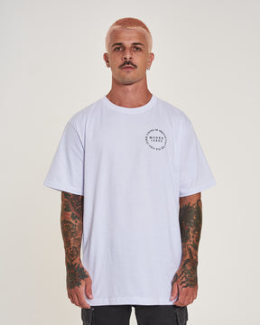 T-Shirt Regular Printed - Pink White