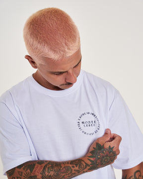 T-Shirt Regular Printed - Pink White