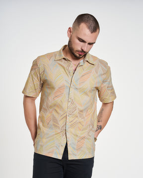 Camisa Casual Elastic Printed - America