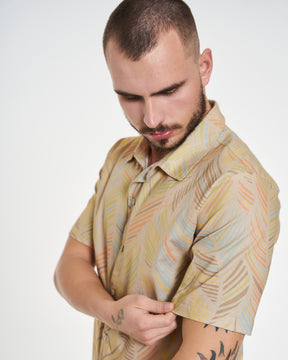 Camisa Casual Elastic Printed - America