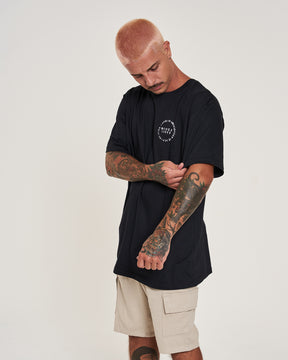 T-Shirt Regular Printed - Pink Black