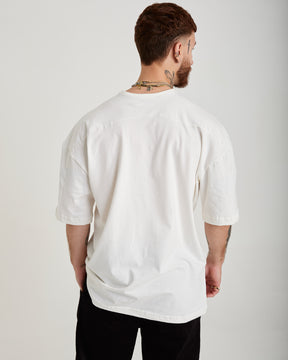 T-Shirt Jersey Oversized - Classic Off White