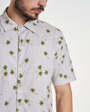 Camisa Casual Elastic Printed - Deserto