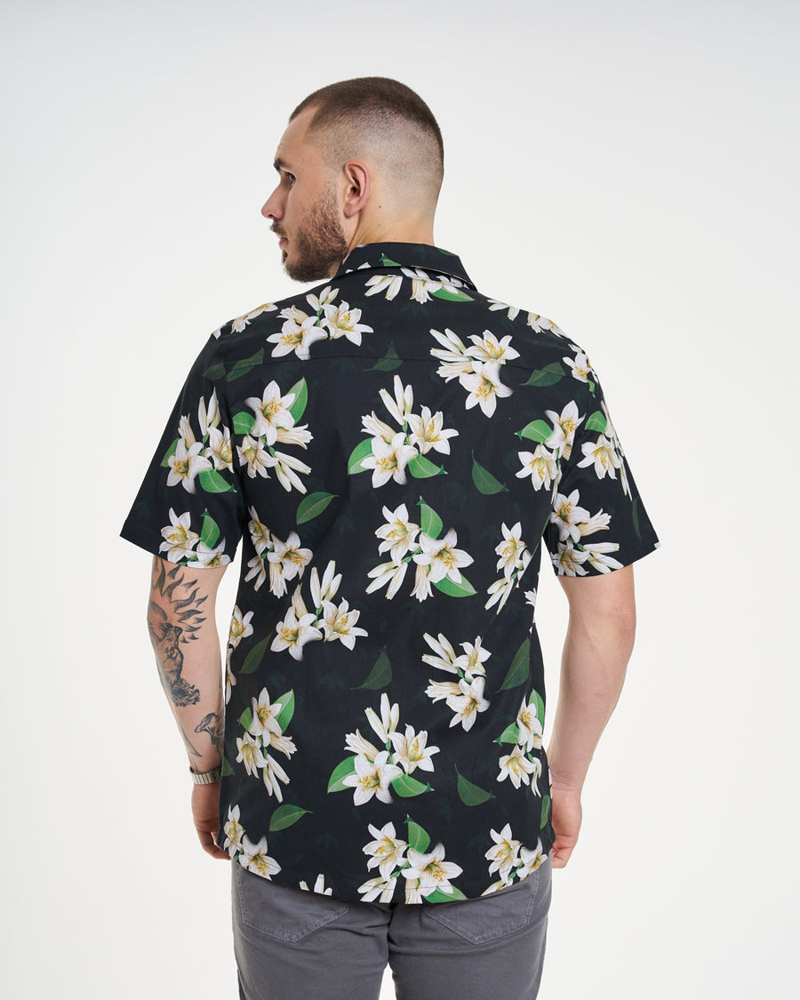 Camisa Casual Elastic Printed - Floral