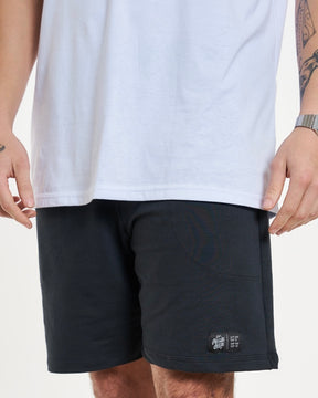 Shorts de Sweatshirt Elastic - Black