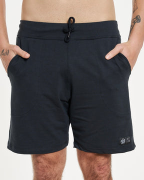 Shorts de Sweatshirt Elastic - Black