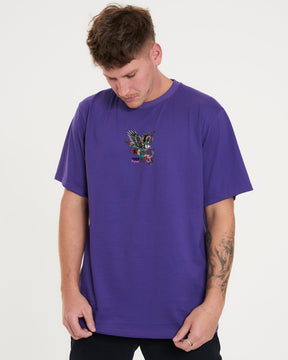 T-Shirt Regular Printed - Eagle Purple