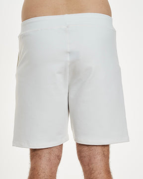Shorts de Sweatshirt Elastic - Off White