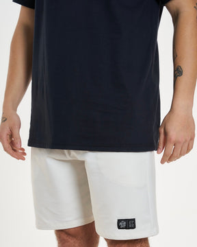 Shorts de Sweatshirt Elastic - Off White
