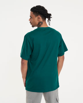 T-Shirt Regular Plain - Green Forest