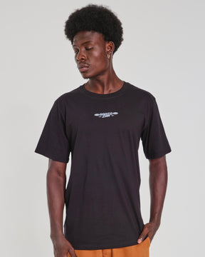 T-Shirt Regular Printed - Letter Black