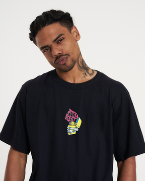 T-Shirt Regular Printed - Lighter Black