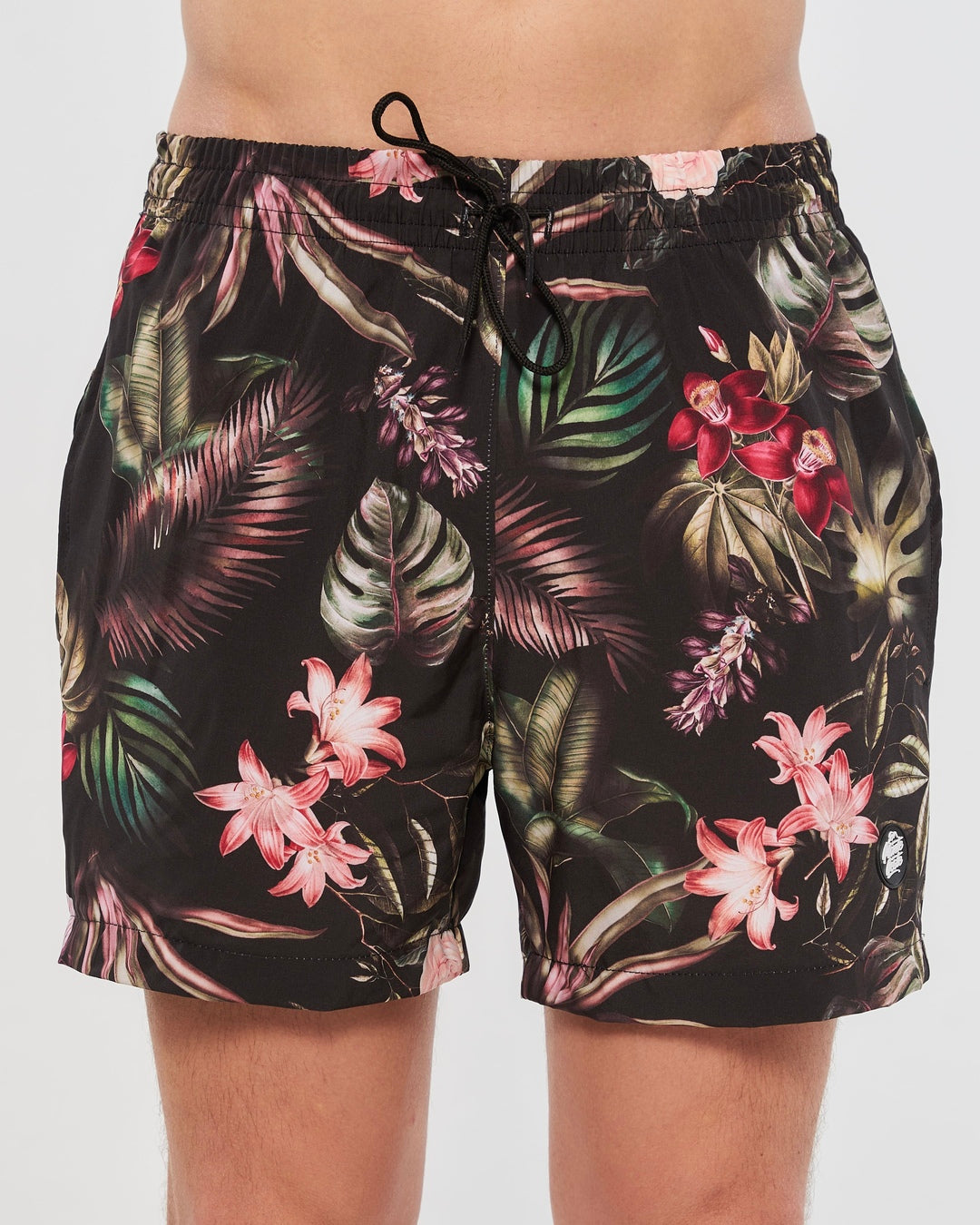 Water Shorts Elastic Printed - Floral