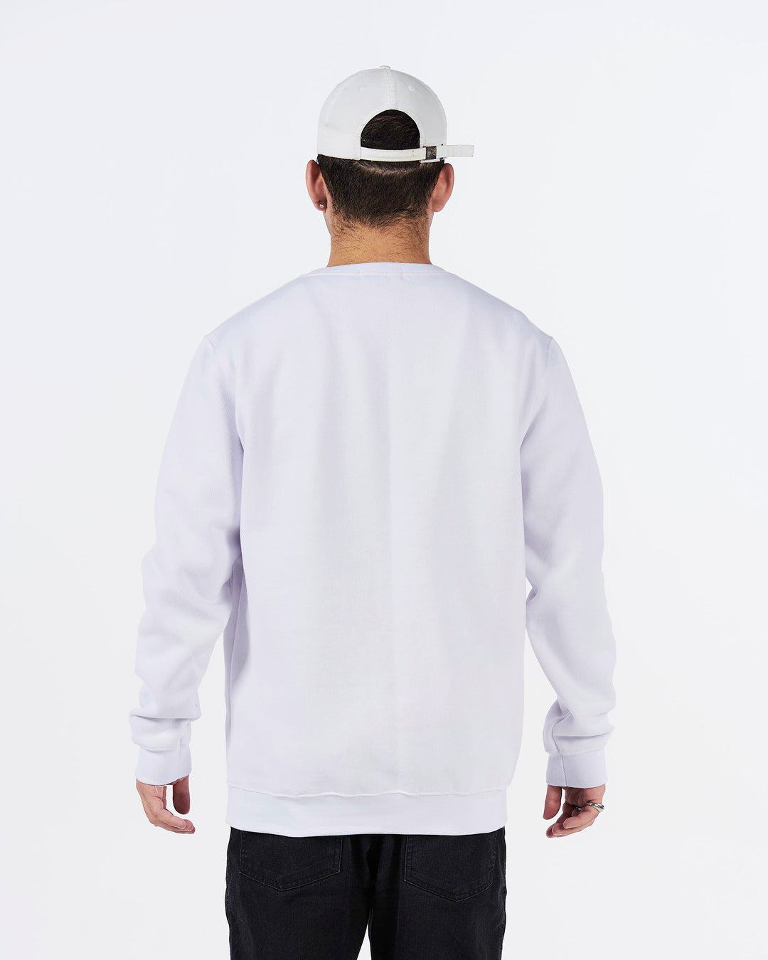 Sweatshirt - Solid White