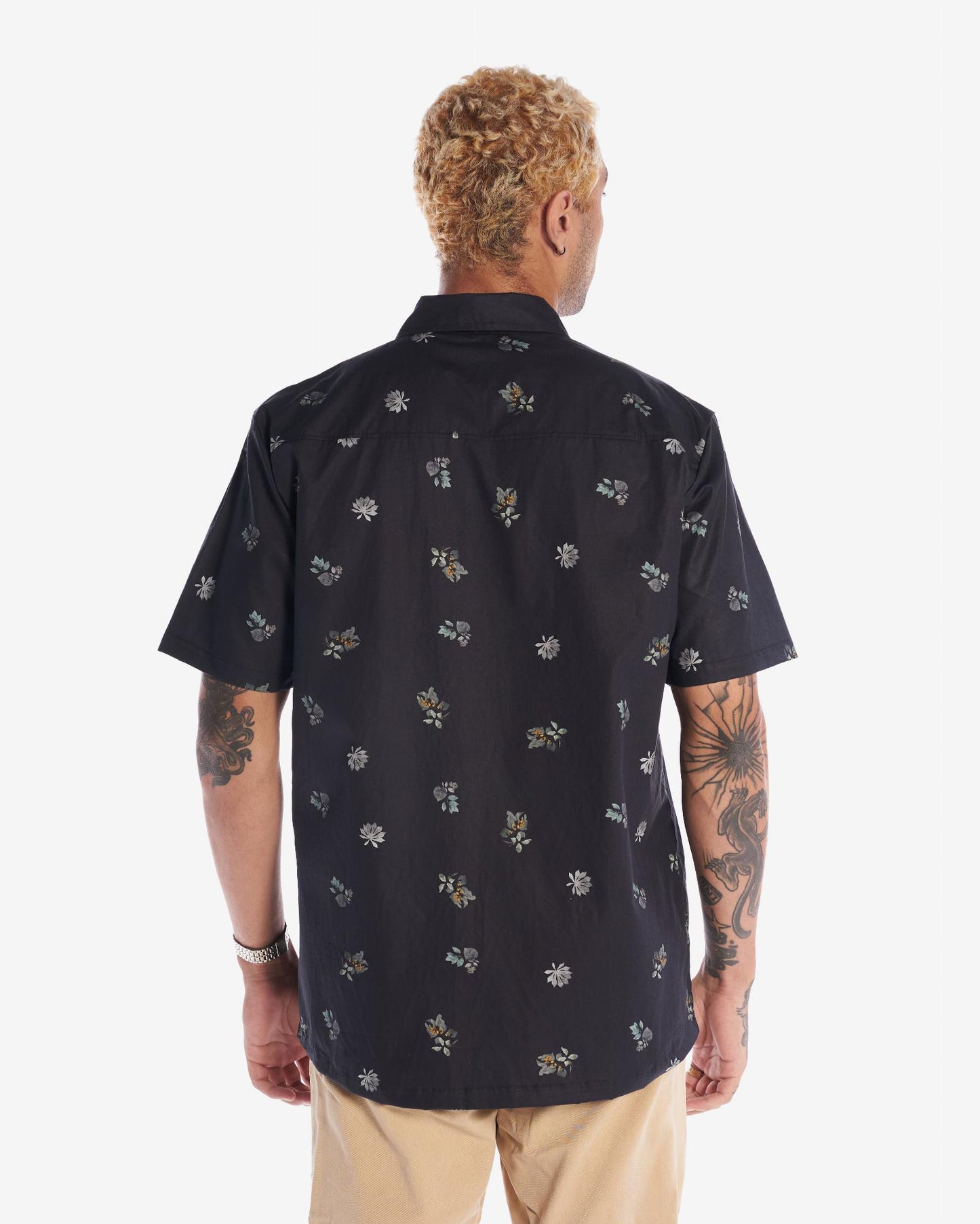 Casual Elastic Printed Shirt - Palmeira