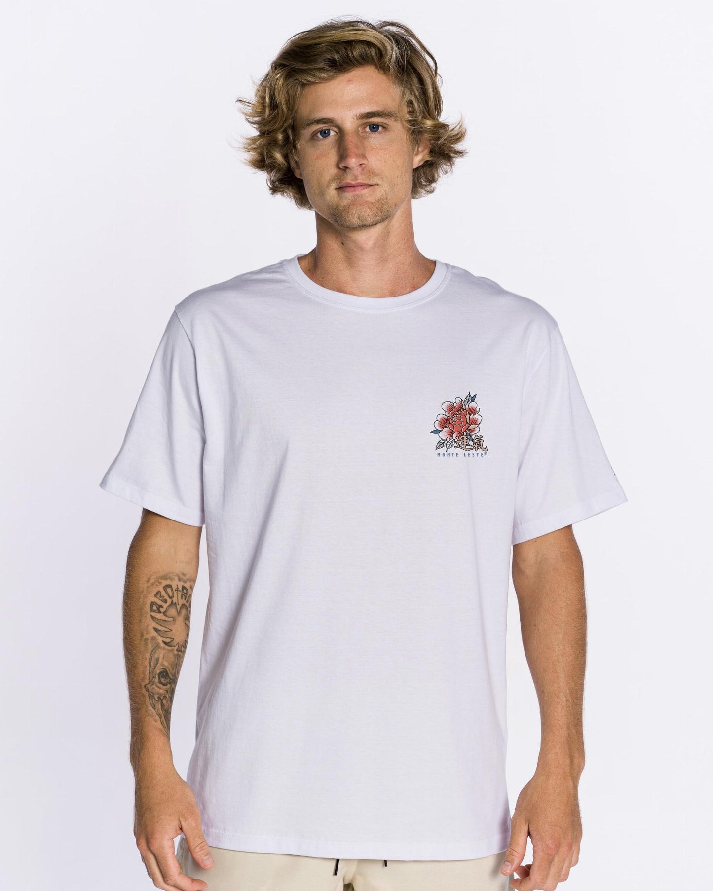 Printed T-Shirt - White Oni