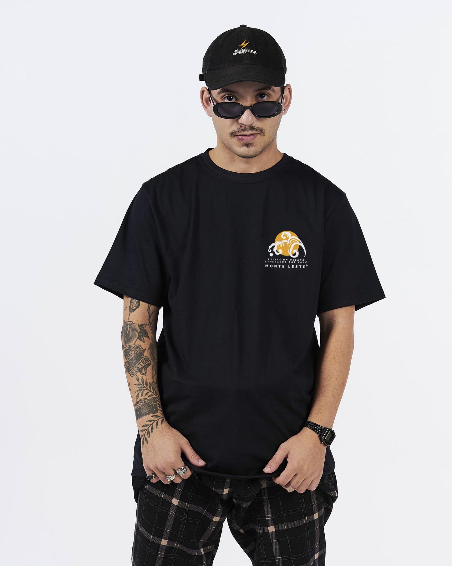Printed T-Shirt - Black Carp