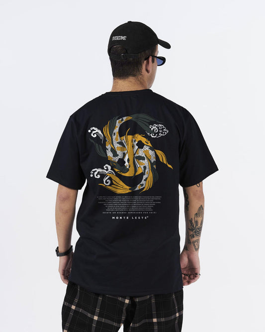 Printed T-Shirt - Black Carp