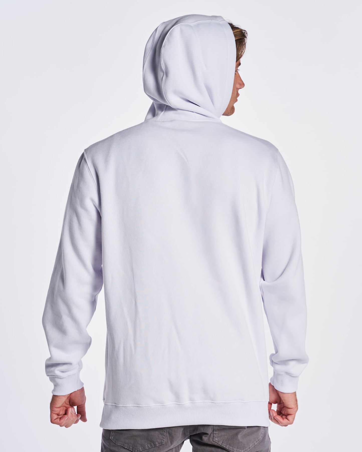 Hooded Kangaroo Sweatshirt - Second White Angel